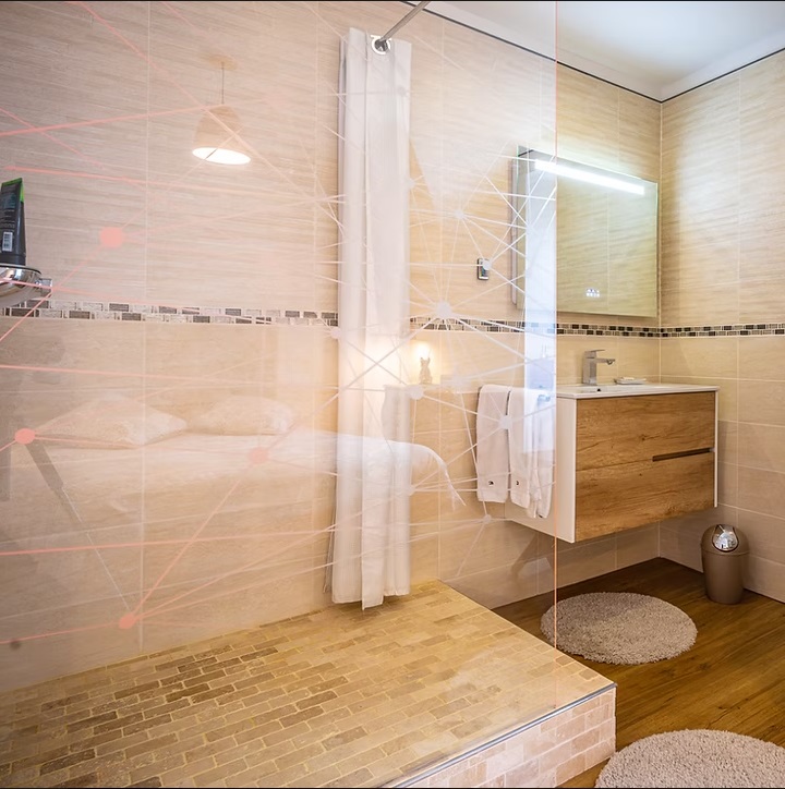 Suite First Chez Louis le Tonnelier Le Mesnil-sur-Oger - sdb chb2