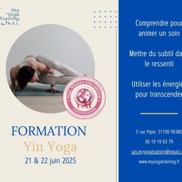 Formation Yin Yoga Du 21 au 22 juin 2025