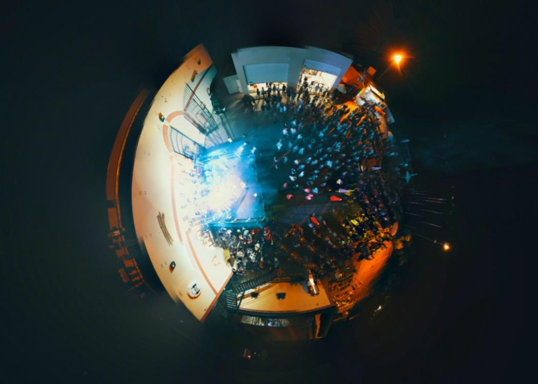 Vue Drône Fête Été Nocturne 05072019