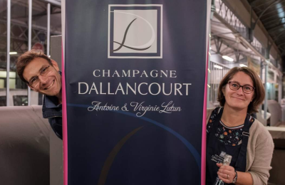 Antoine et Virginie Lutun, champagne DALLANCOURT