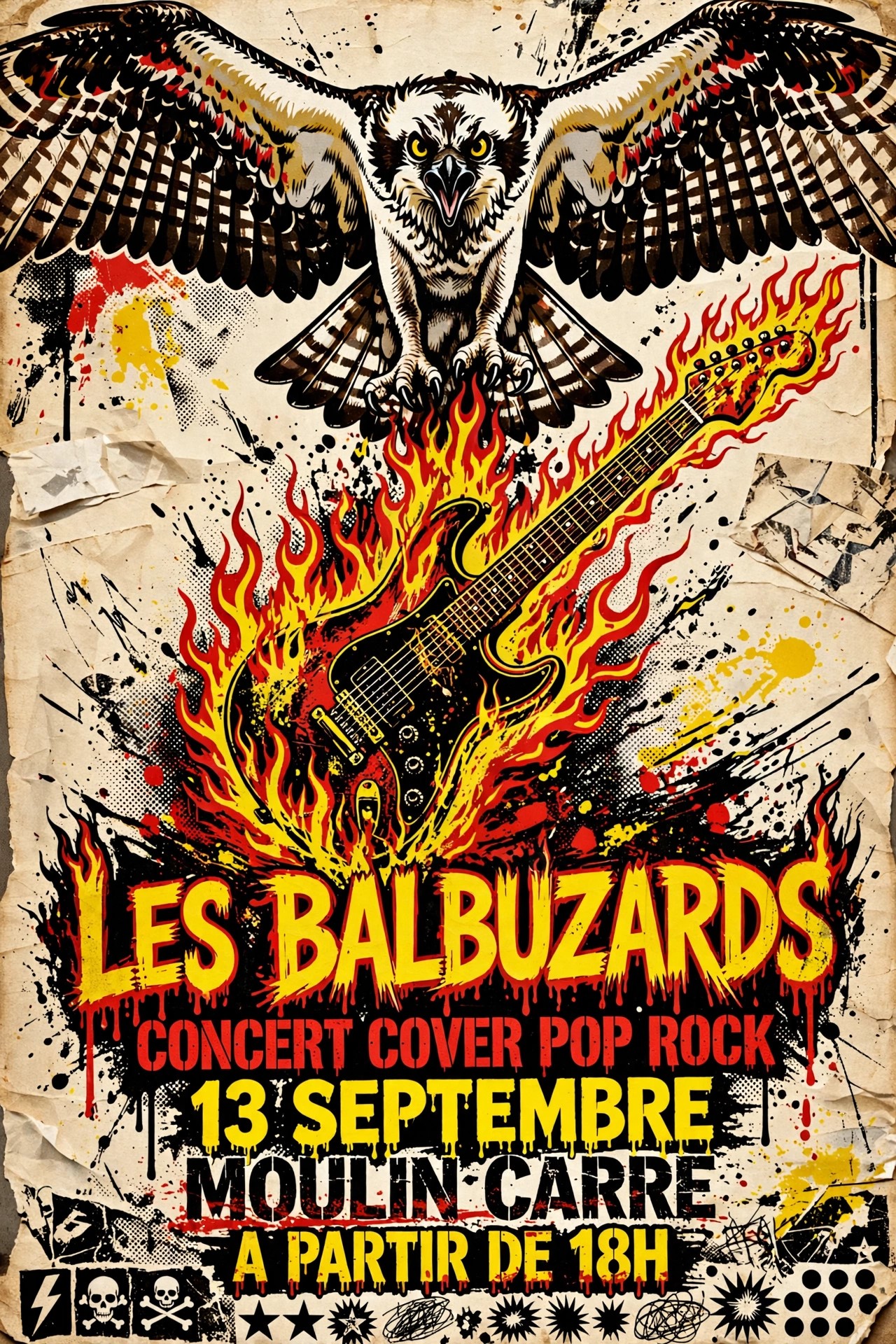 affiche concert - Moulin carré - Le Moulin Carré
