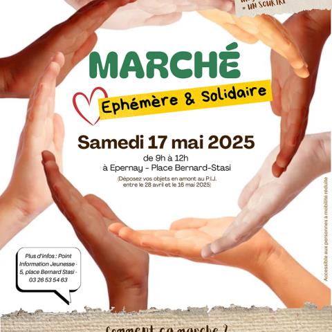 Marché éphémère et solidaire