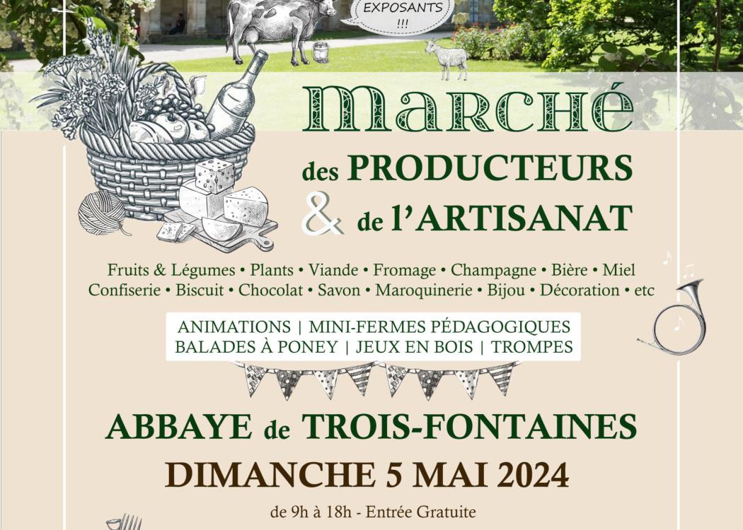 Marché Abbaye Trois-Fontaines