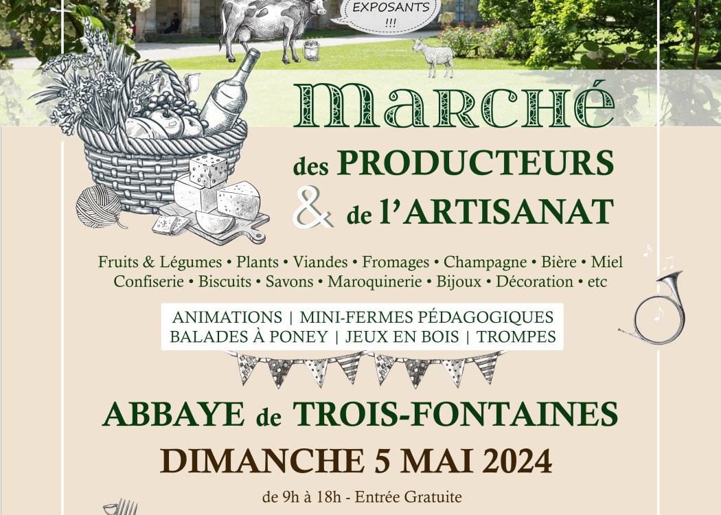 Marché des Producteurs Abbaye de Trois-Fontaines