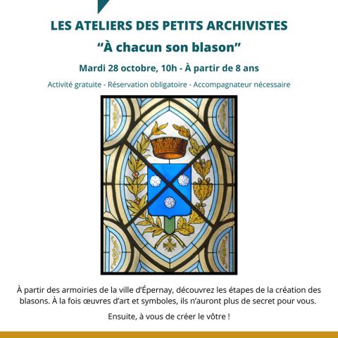 Atelier "A chacun son blason"_1