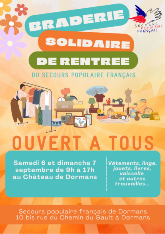 braderie solidaire - Dormans - Secours-Populaire