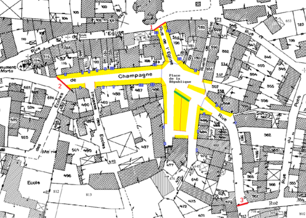 brocante Troissy - plan