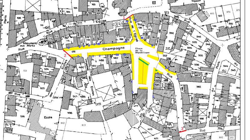 brocante Troissy - plan