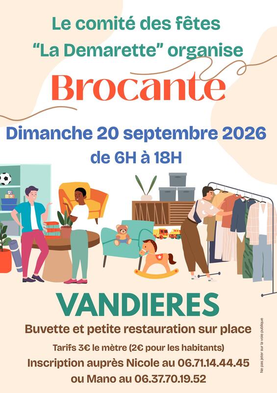 brocante Vandières - La Démarette