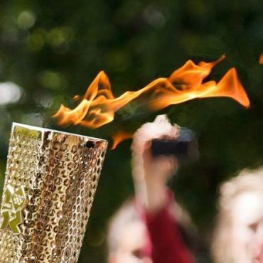 Relais de la flamme olympique à Reims Le 30 juin 2024