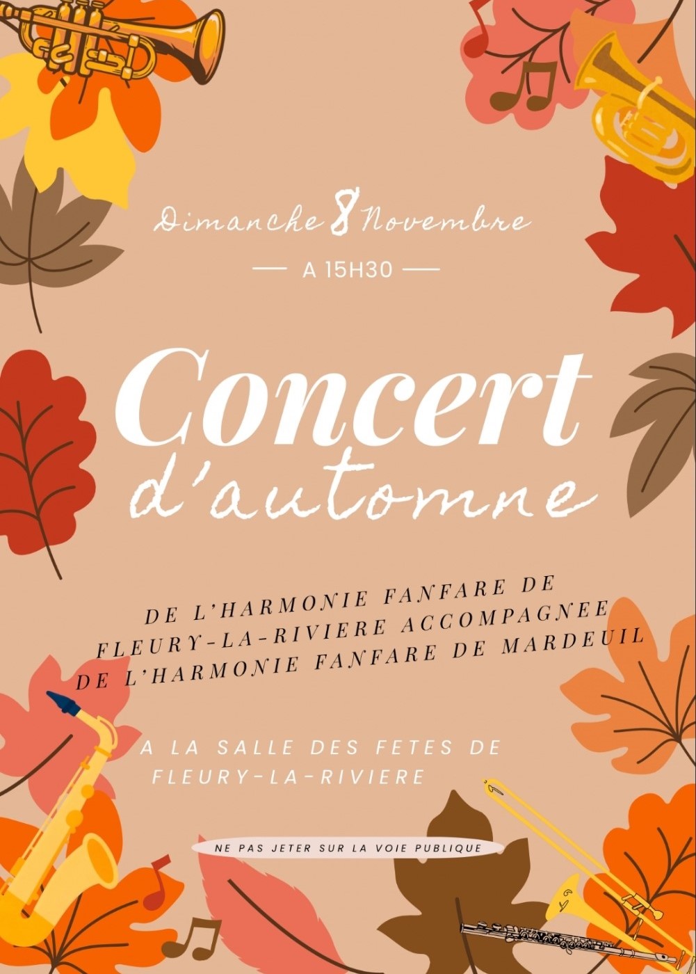 concert d'automne - Fleury-la-Rivière