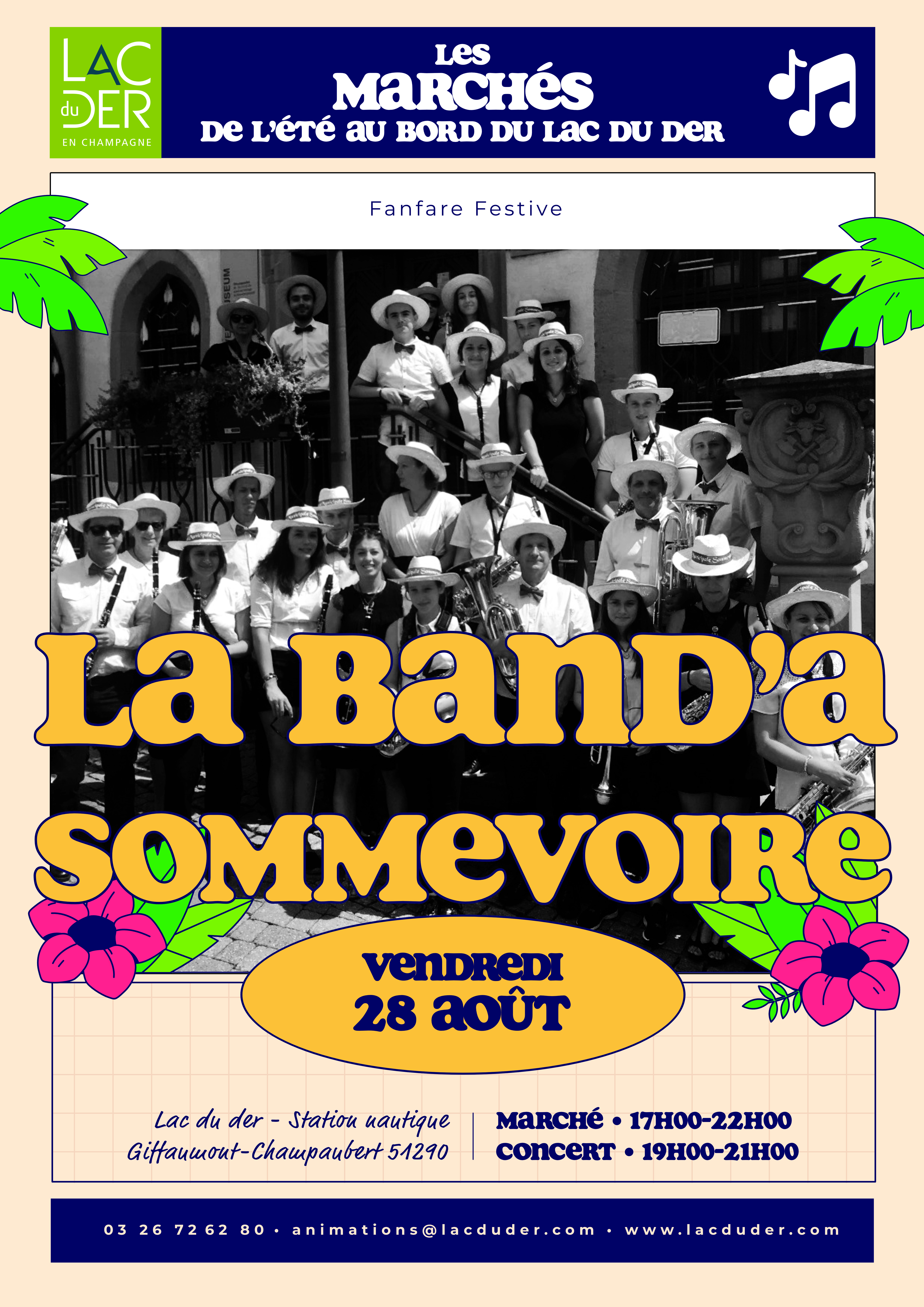 Concert de la « BAND&rsquo;A SOMMEVOIRE »