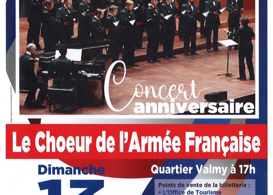 Concert avec le choeur de l'Armée Française