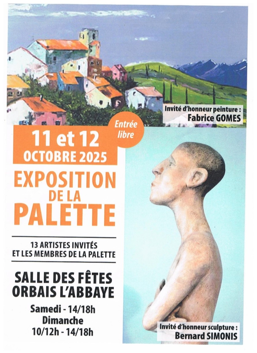 exposition de la palette - Orbais 2025