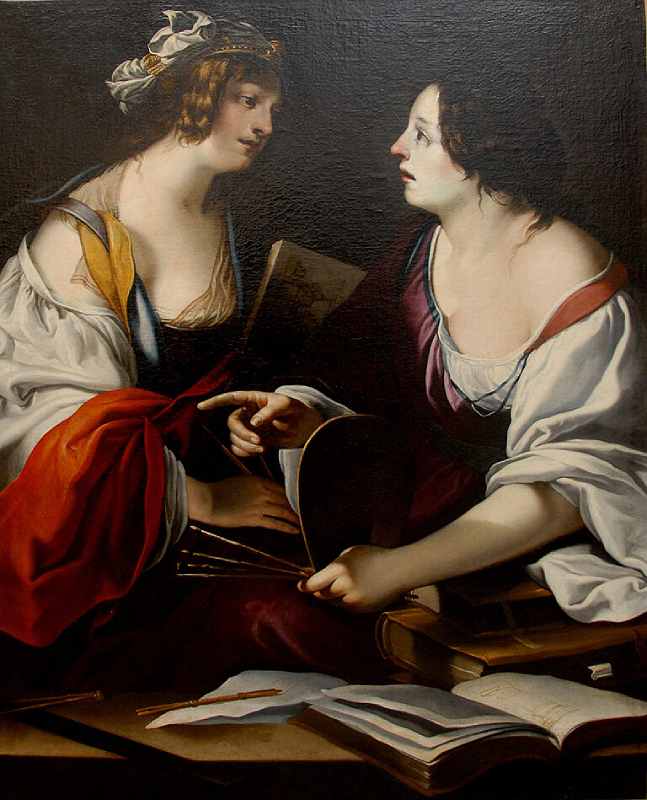 Exposition focus : l'objet de la saison n°6 : l'allégorie de l'architecture et de la peinture