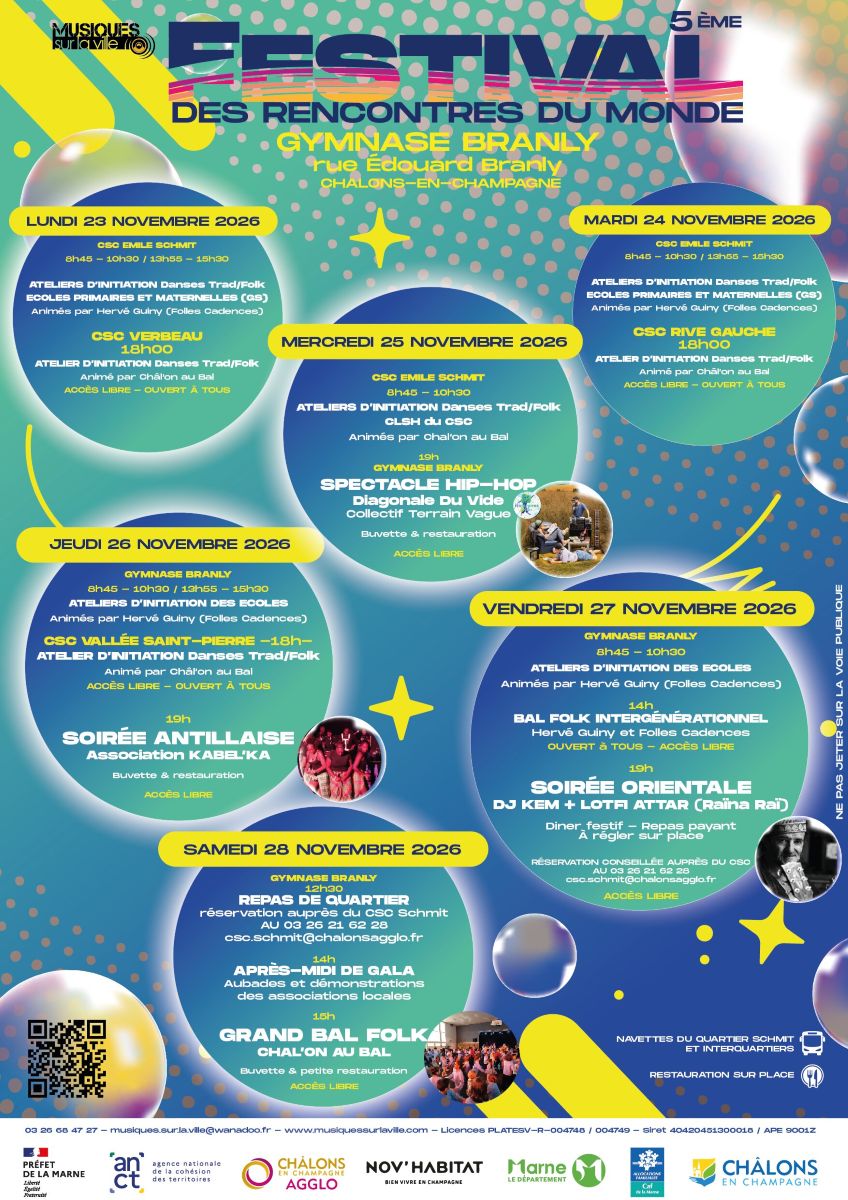 festival-des-rencontres-du-monde-chalons-en-champagne - Musiques sur la Ville