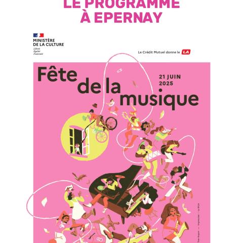 2025 Fête de la Musique Epernay - affiche
