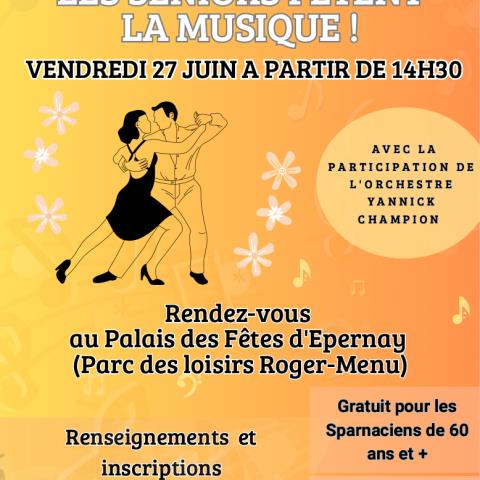 Les seniors fêtent la musique