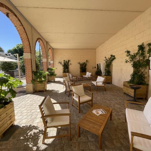 Terrasse Esterlin - Partie couverte