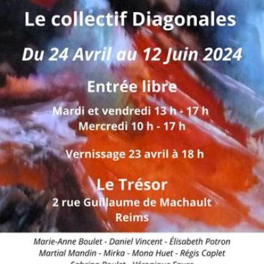 Exposition : Collectif Diagonales Du 24 avr au 12 juin 2024
