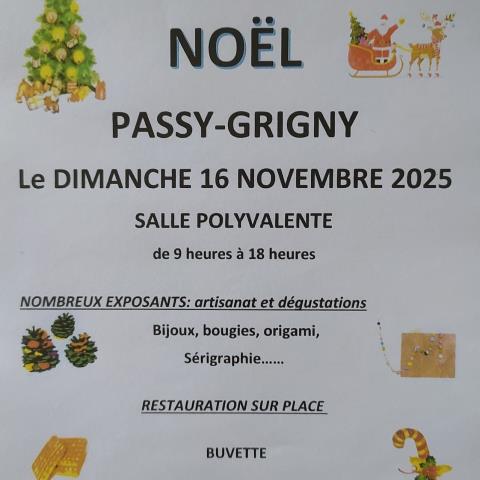 marché de Noël - Passy-Grigny