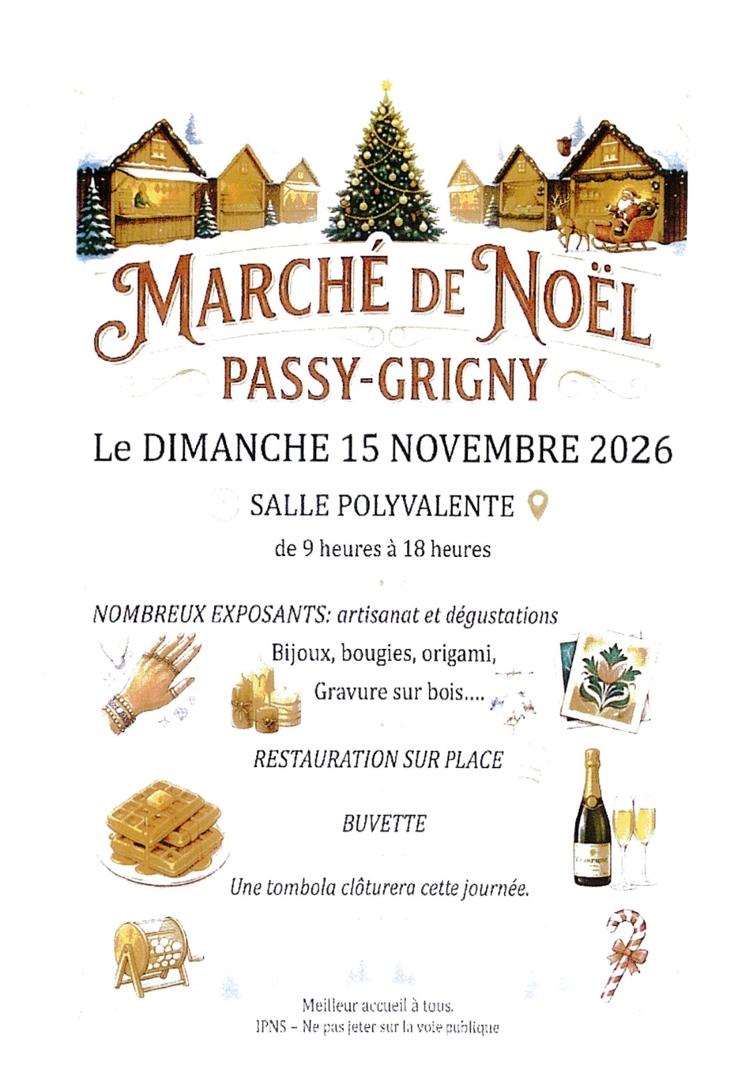 marché de noël - Passy-Grigny