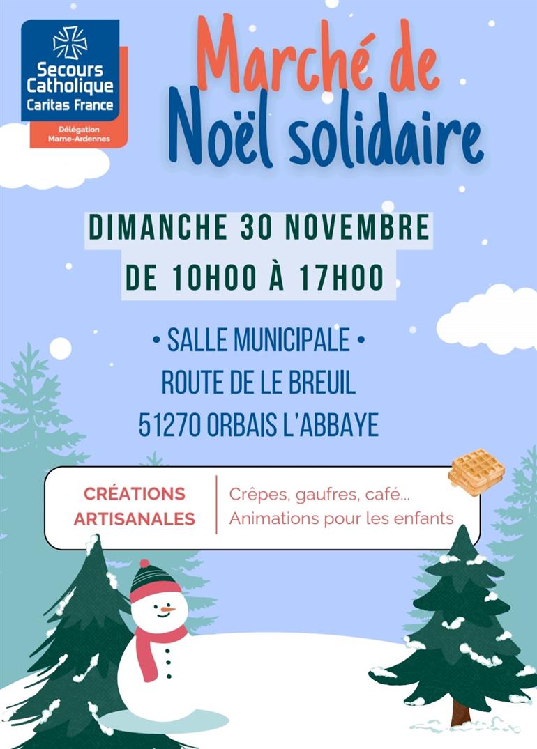 marché de noël solidaire - Montmort
