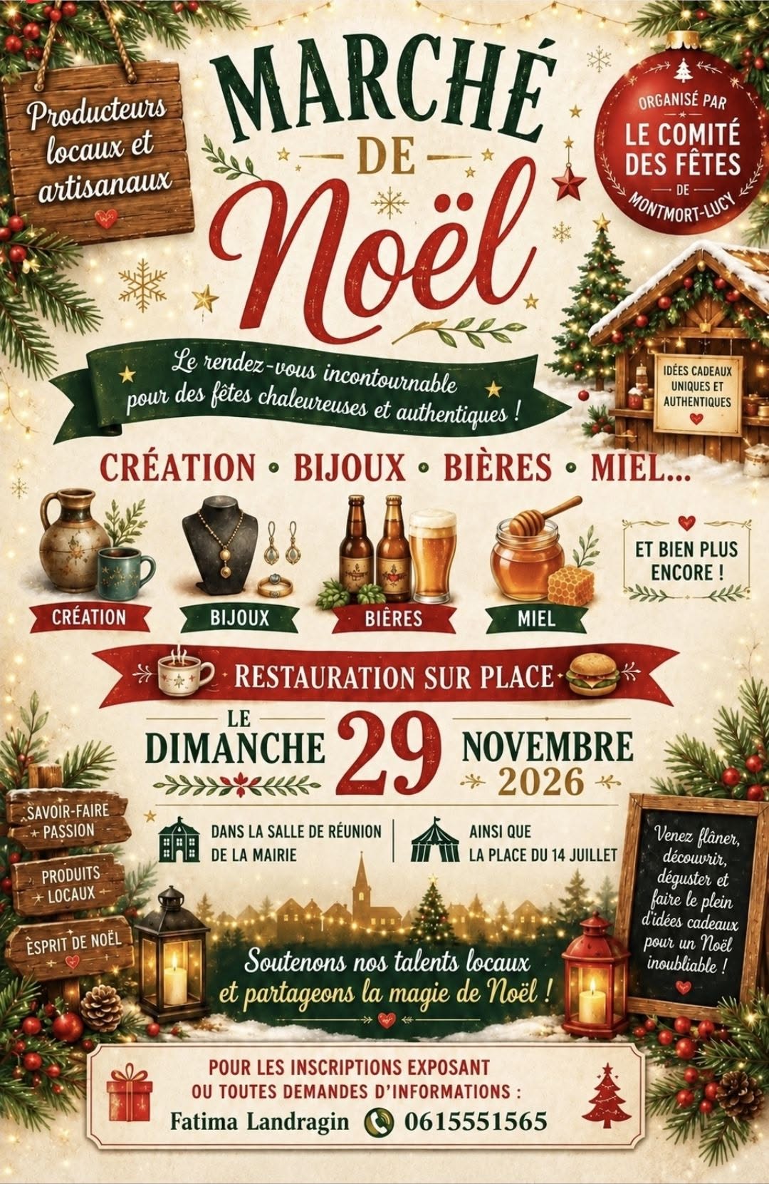 marché ded Noël - Montmort-Lucy