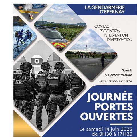 Journée portes ouvertes Gendarmerie d'Epernay