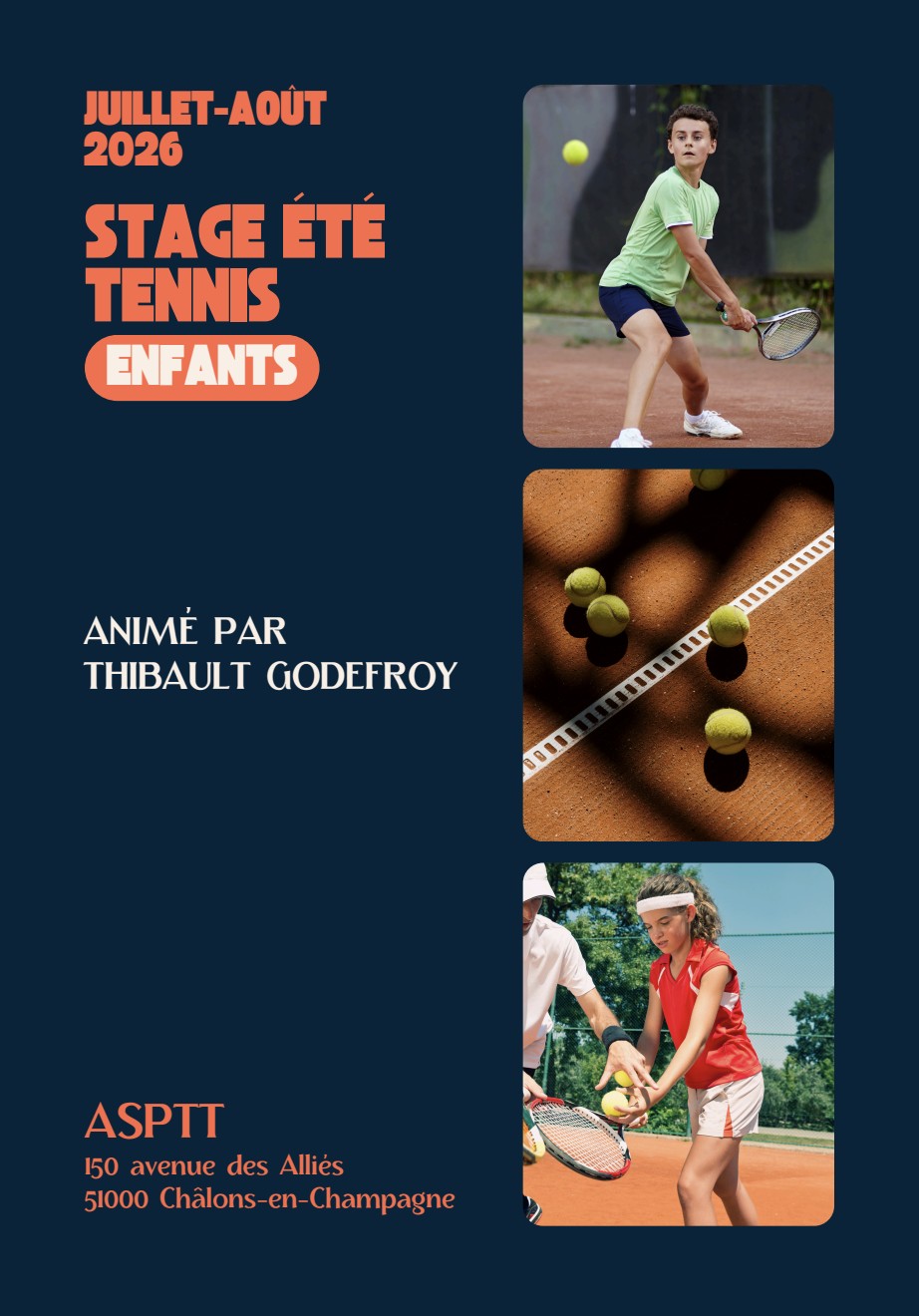 Stages de Tennis Enfants