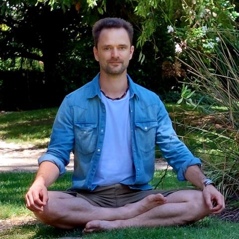 Séance de yoga en plein air