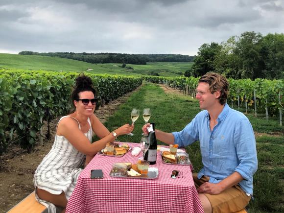 Inoubliable pique-nique gourmet au Champagne 