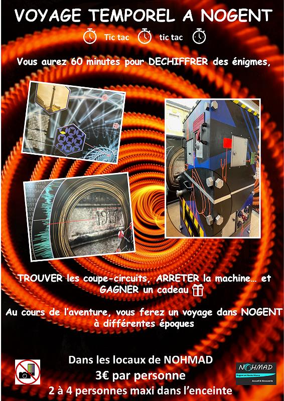 Escape game : voyage temporel à Nogent